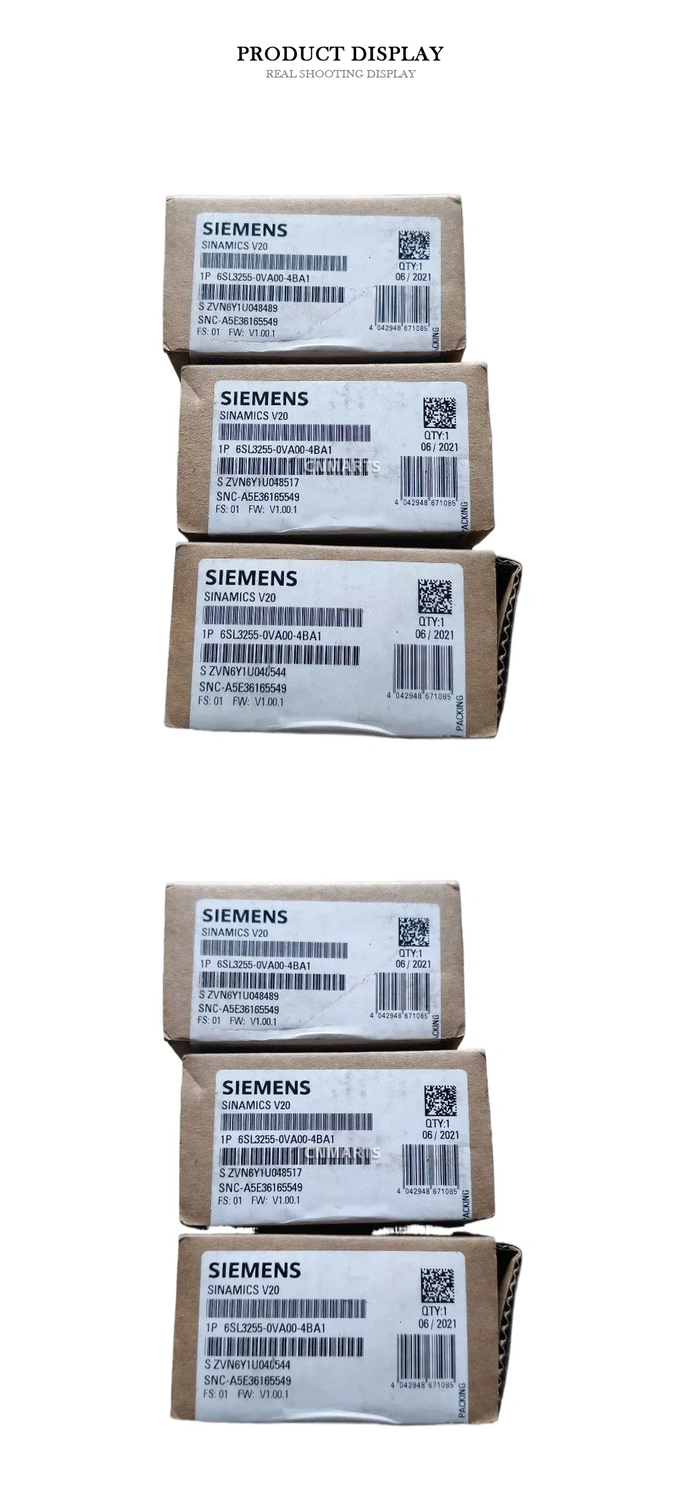 Siemens 6SL3255-0VA00-4BA1 SINAMICS V20 Extension Module Description