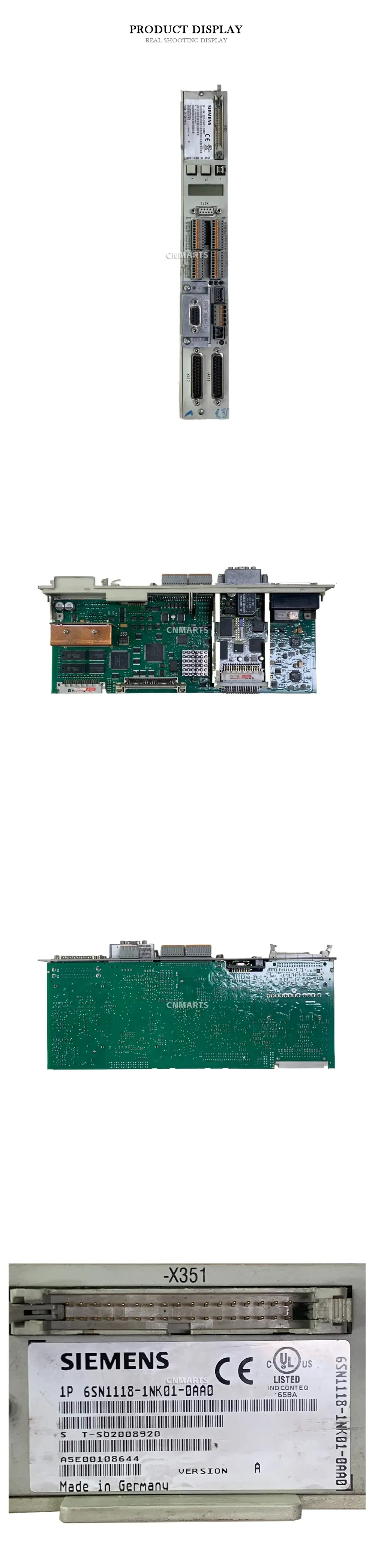 Siemens 6SN1118-1NK01-0AA0 SIMODRIVE 611 Control Unit Description