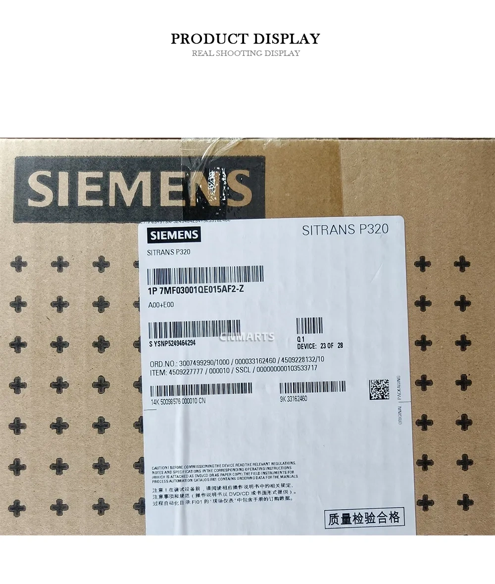 Siemens 7MF03001QE015AF2-Z Pressure Transmitter Description