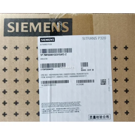 Siemens 7MF03001QE015AF2-Z Pressure Transmitter