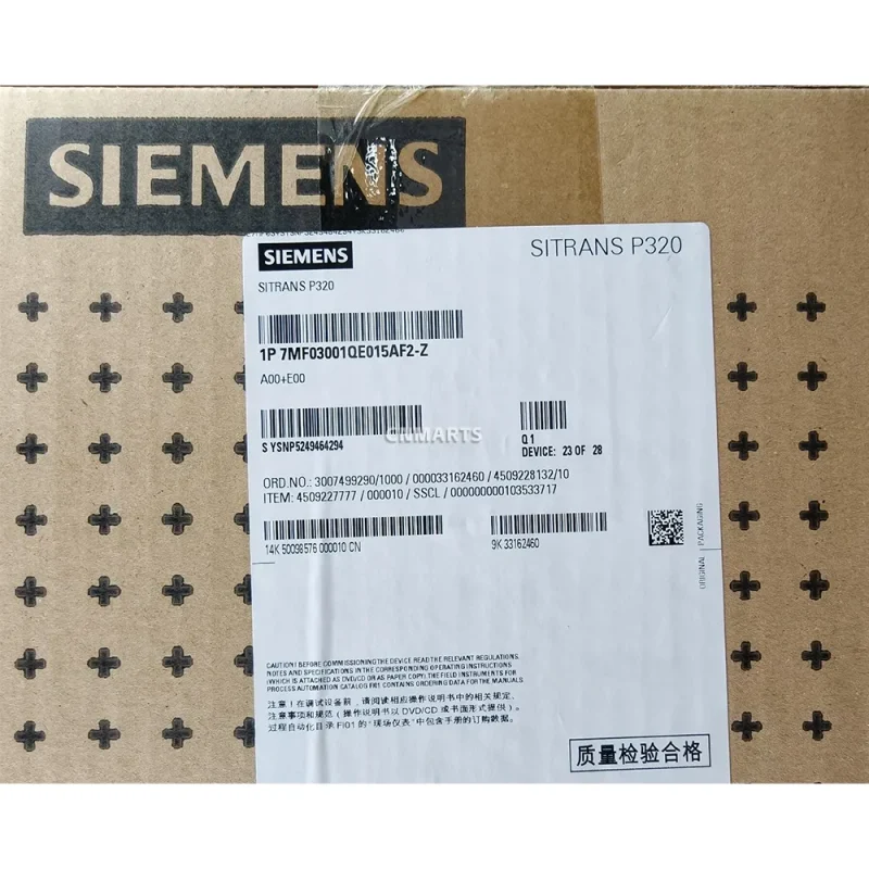 Siemens 7MF03001QE015AF2-Z Pressure Transmitter