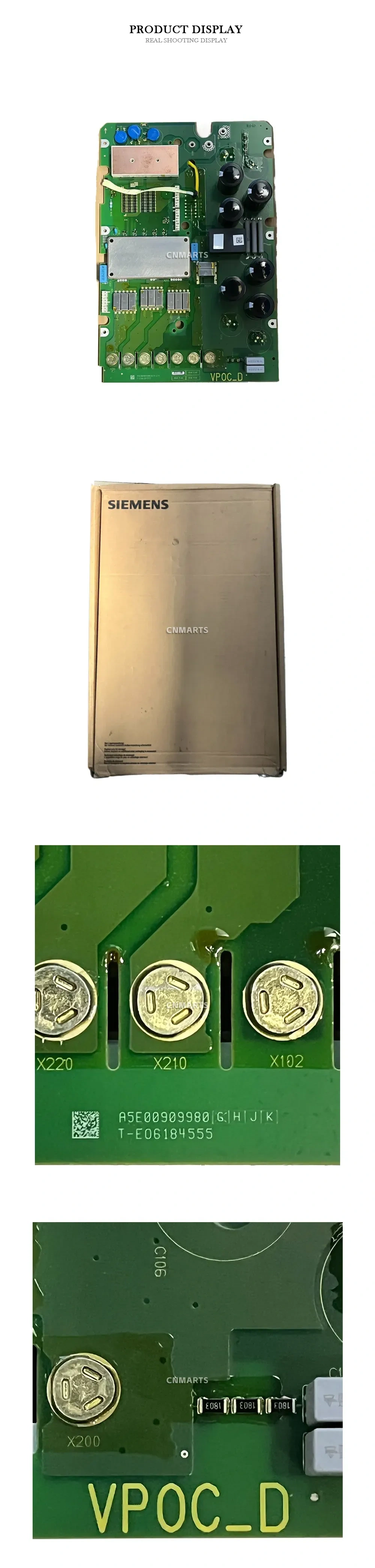 Siemens A5E00909980 Printed Circuit Board Description
