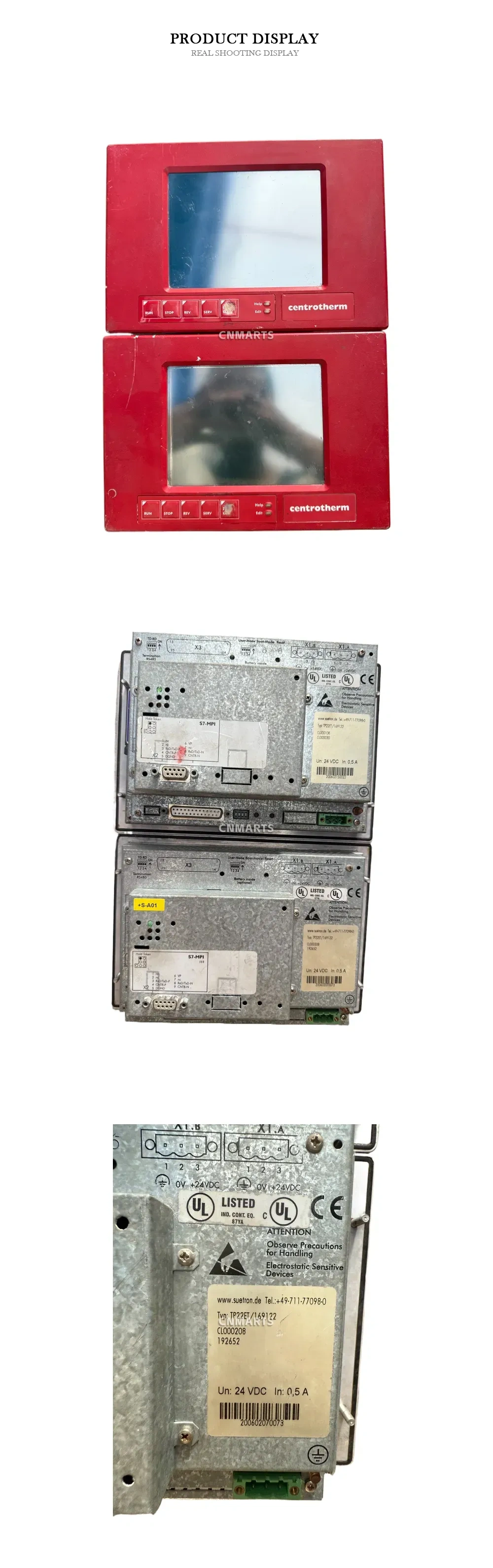 Suetron TP22ET/169122 Industrial Operator Panel Description