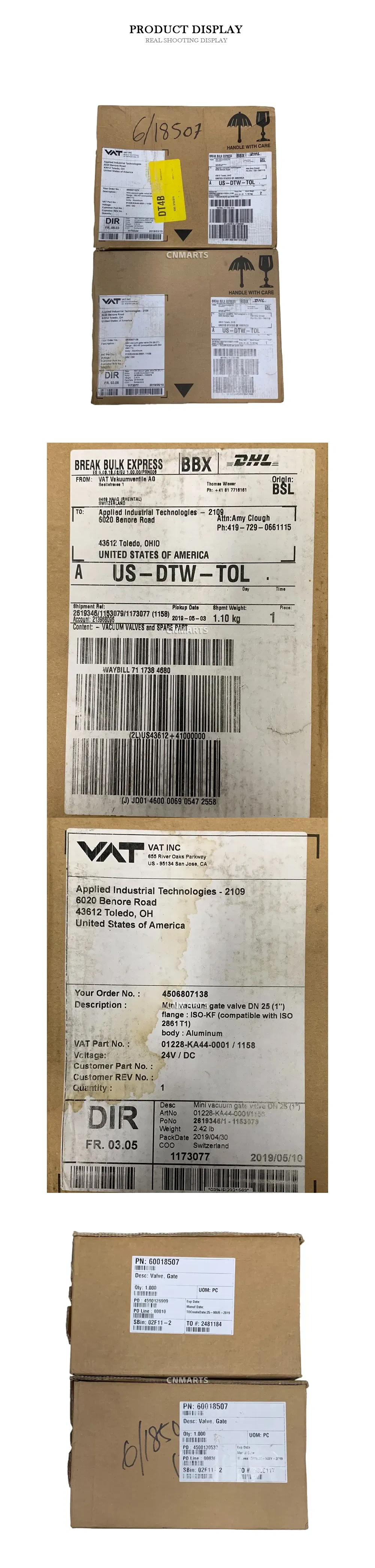 VAT 01228-KA44-0001 / 1158 Mini Vacuum Gate Valve Description