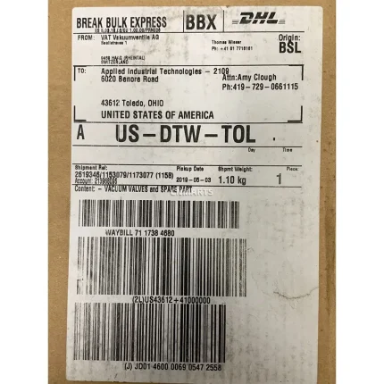 VAT 01228-KA44-0001 / 1158 Mini Vacuum Gate Valve