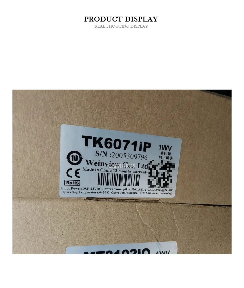 Weinview TK6071iP HMI Touch Panel Description