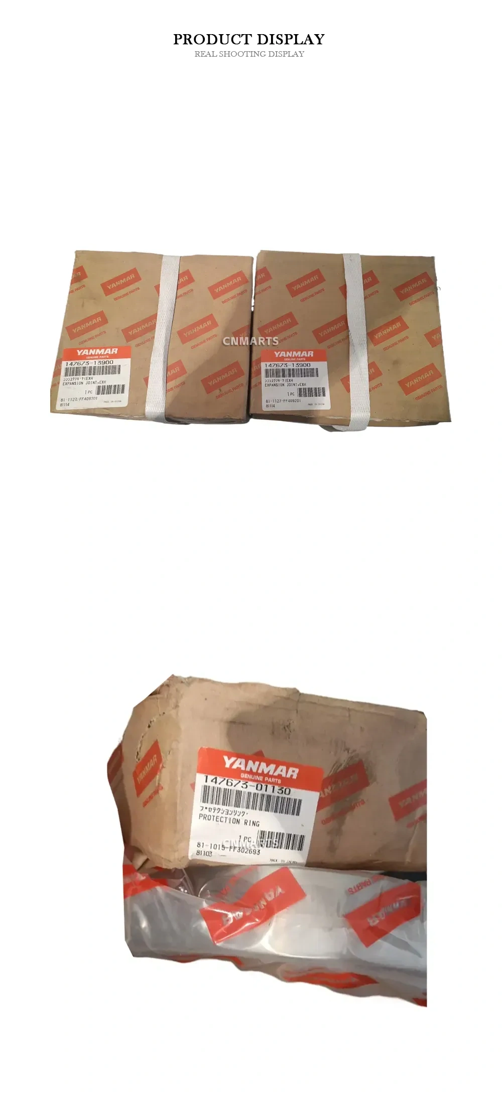 YANMAR 147673-13900 Expansion Joint, Exh Description