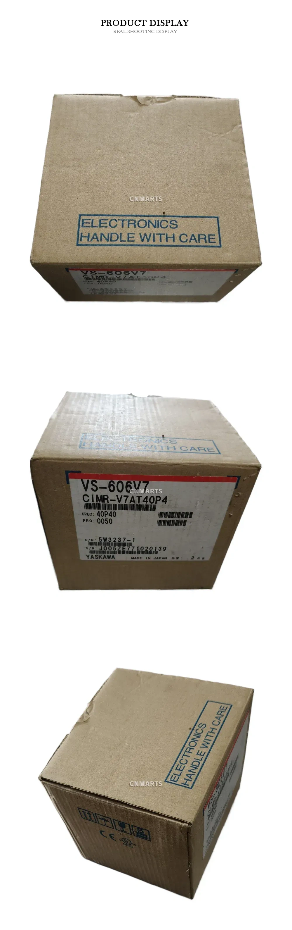 YASKAWA CIMR-V7AT40P4 AC Drive / Inverter Description