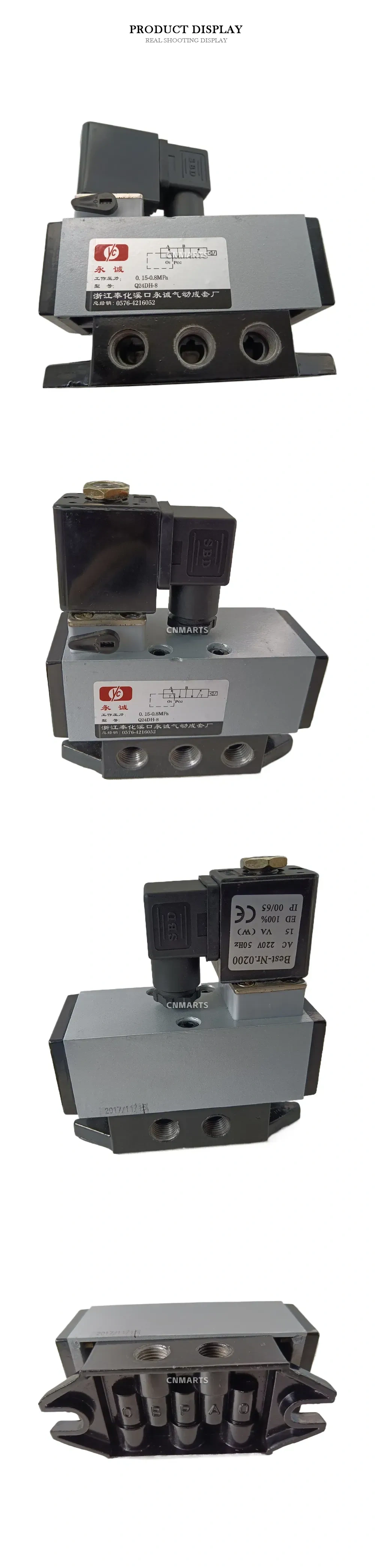 Yongcheng Q24DH-8 Pneumatic Solenoid Valve Description