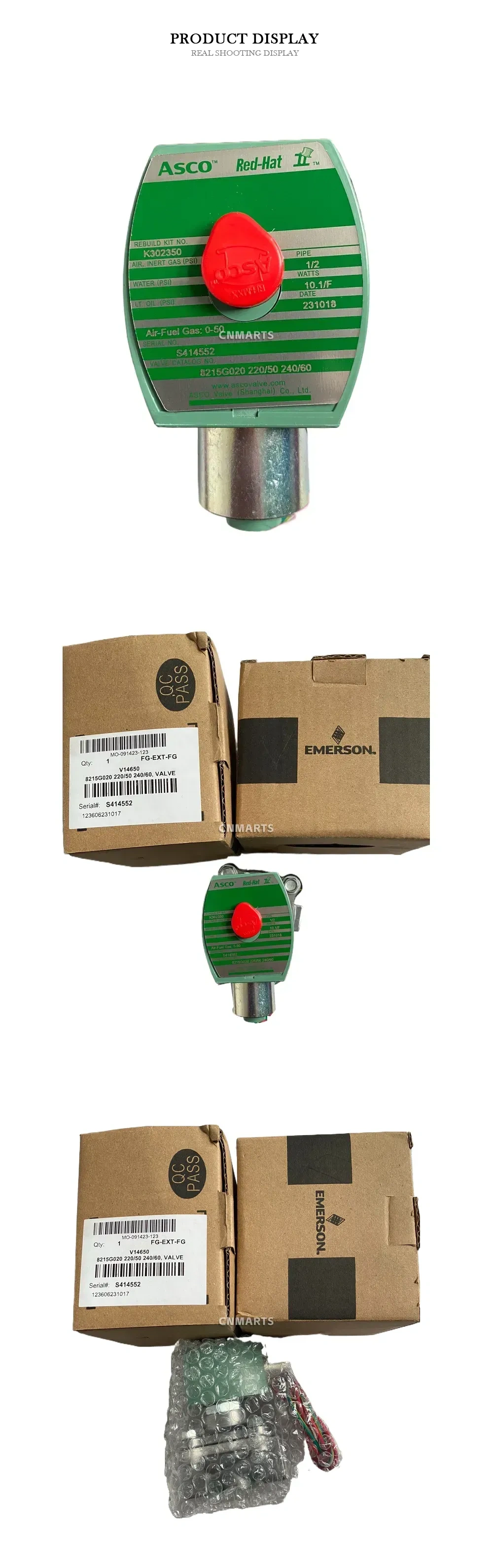 ASCO 8215G020 Solenoid Valve Description