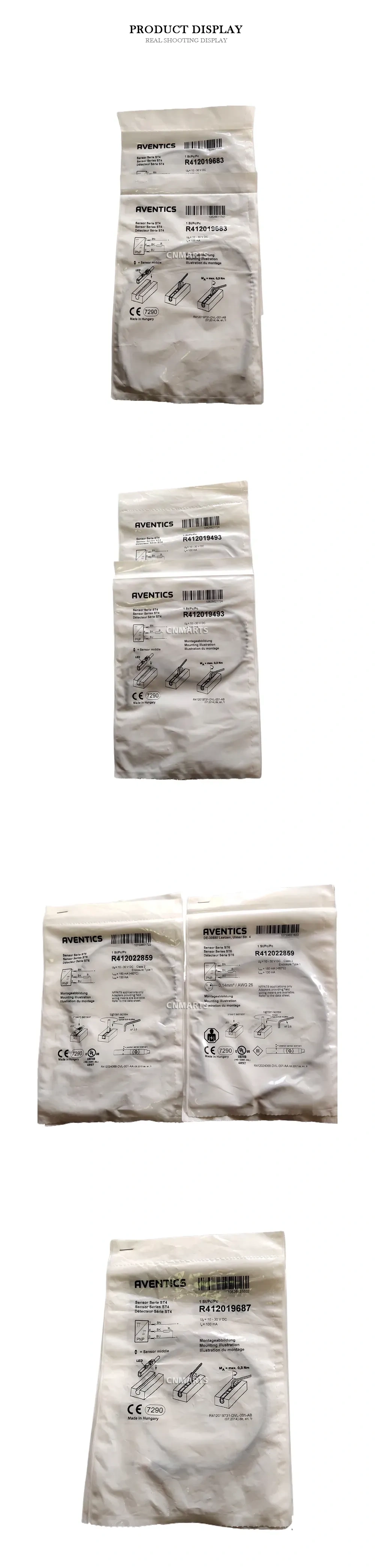 AVENTICS R412019683, R412019493, R412022859, R412019687 Magnetic Sensor / Reed Switch Description