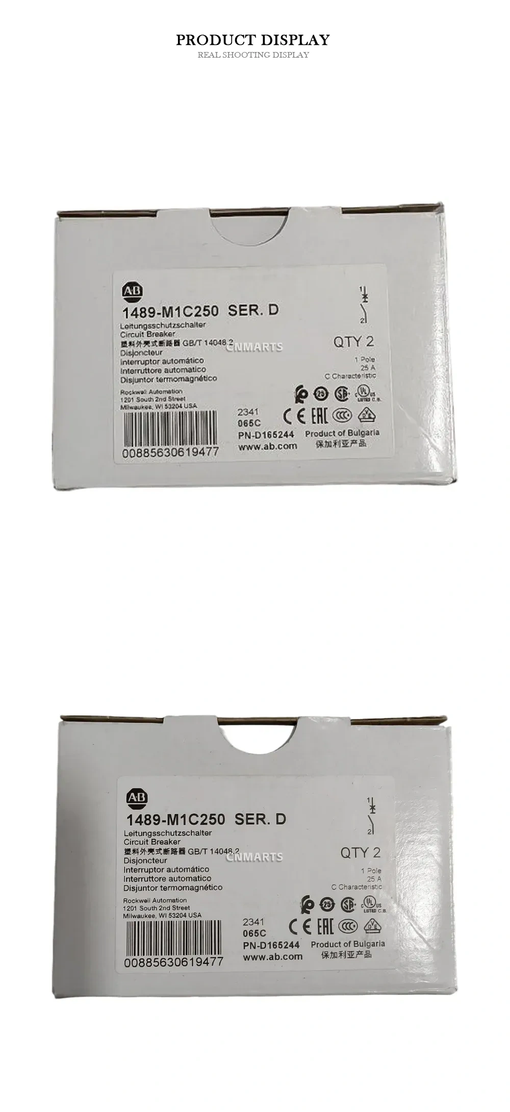 Allen-Bradley 1489-M1C250 Circuit Breaker Description