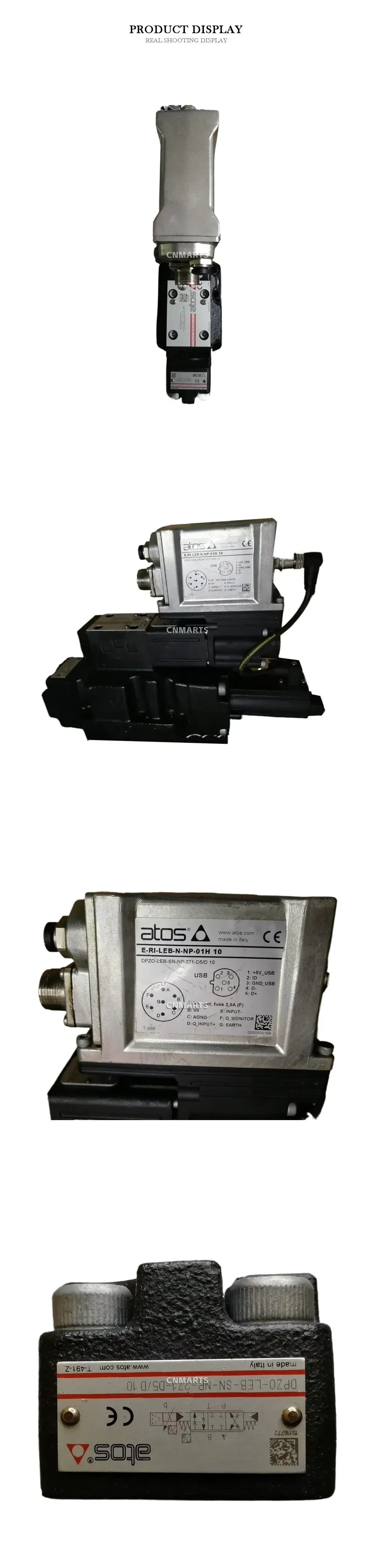 Atos DPZO-LEB-SN-NP-271-D5/D 10 Proportional Directional Valve with Digital Amplifier Description