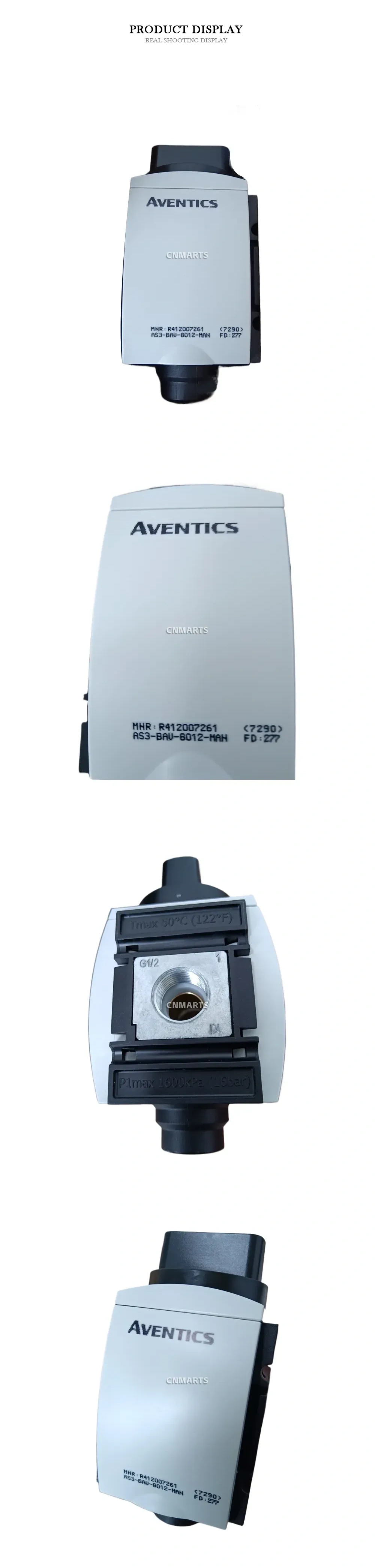 Aventics AS3-BAU-8012-MAN Pneumatic Shut-off Valve Description