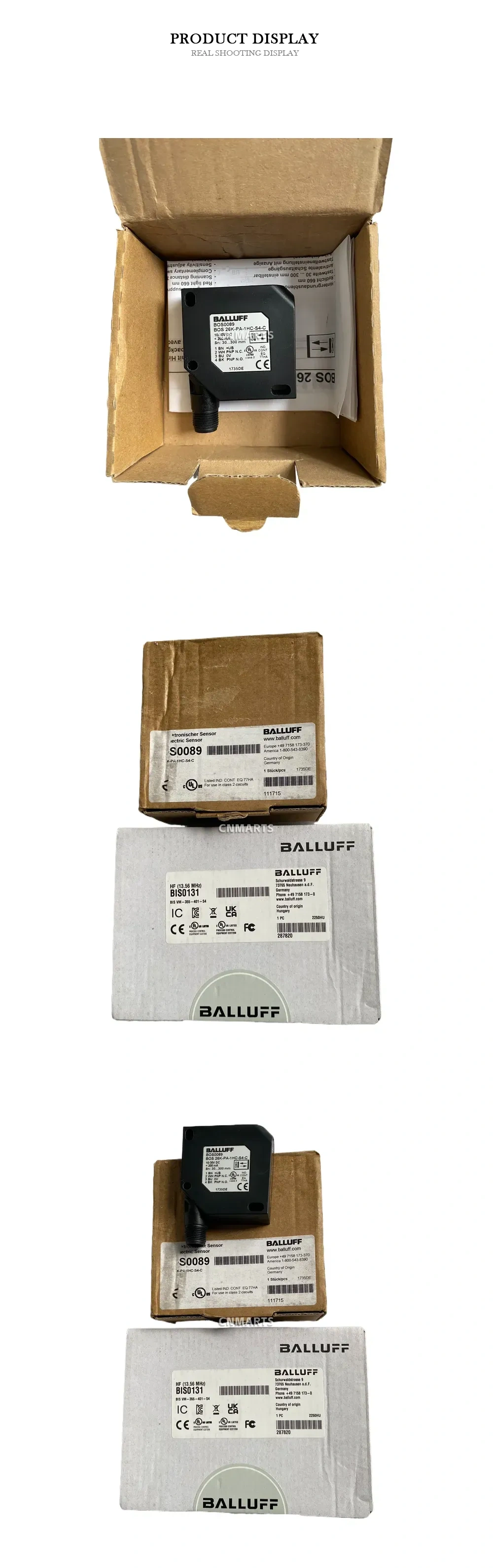 BALLUFF BOS 26K-PA-1HC-S4-C Photoelectric Sensor Description