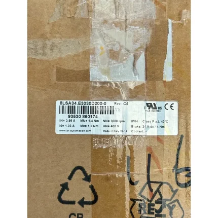 B&R Industrial Automation 8LSA34.E3030D200-0 Servo Motor