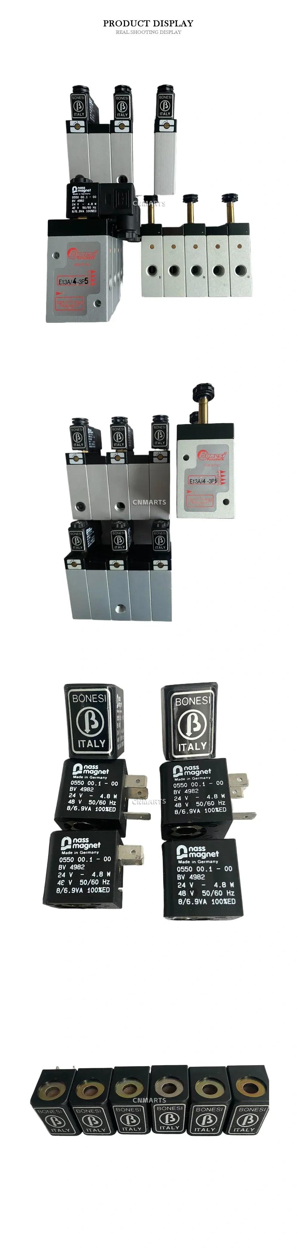 Bonesi E13A/4-3P5 Pneumatic Solenoid Valve Description