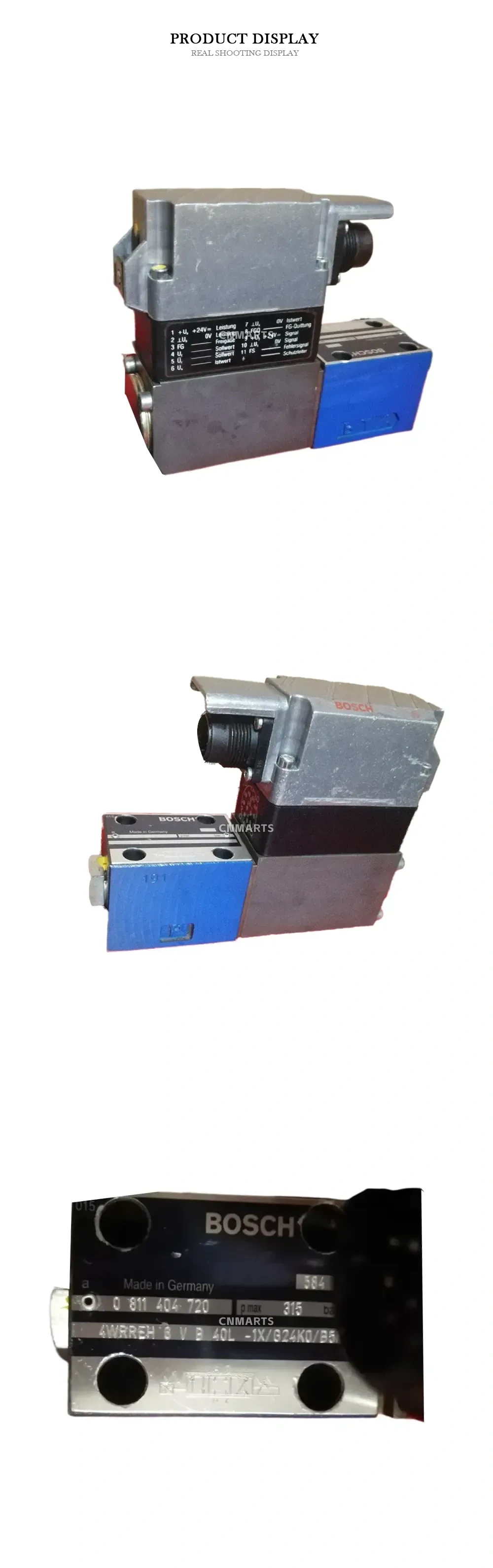 Bosch 0 811 404 720 Proportional Directional Control Valve Description