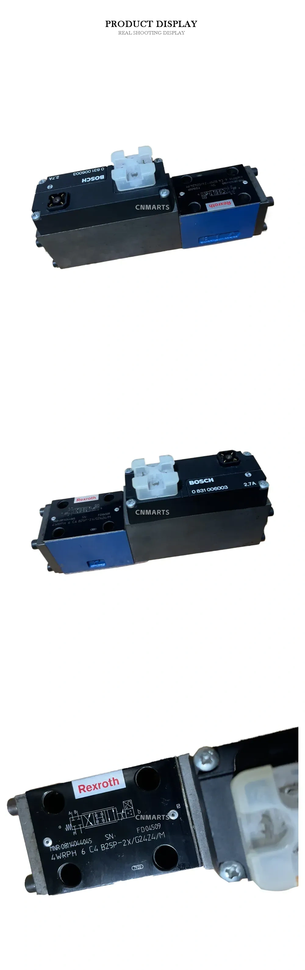 Bosch Rexroth 4WRPH 6 C4 B25P-2X/G24Z4/M Proportional Directional Control Valve Description