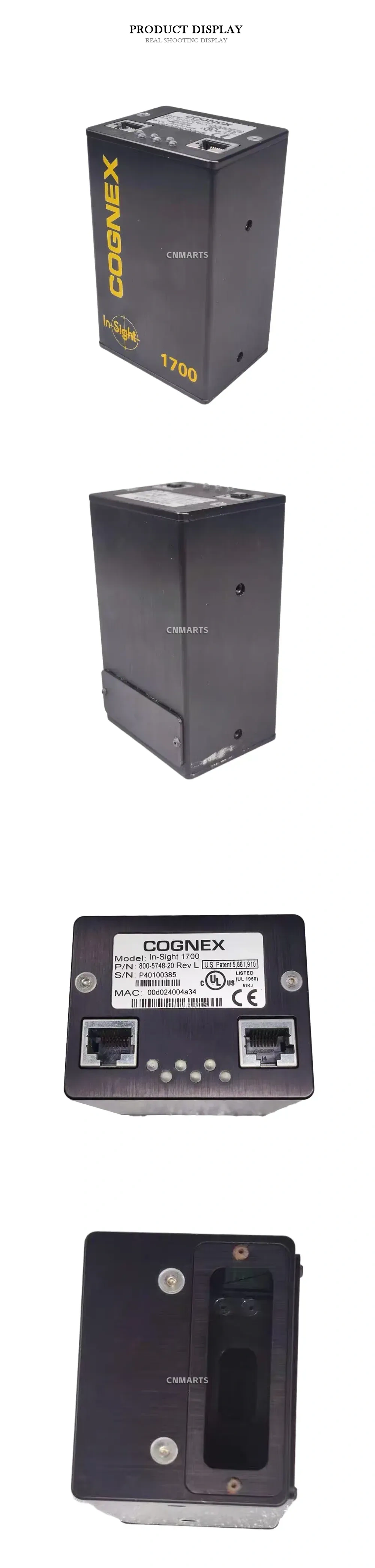 COGNEX In-Sight 1700 Vision Sensor Description