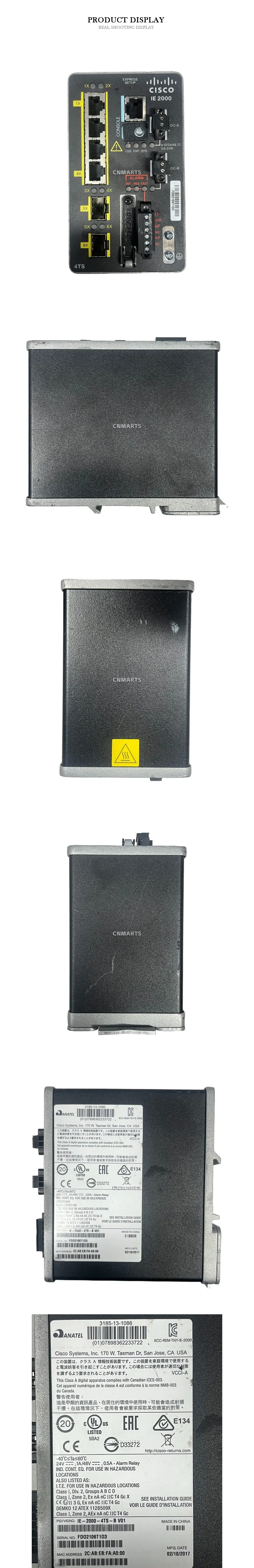 Cisco IE-2000-4TS-B Industrial Ethernet Switch Description