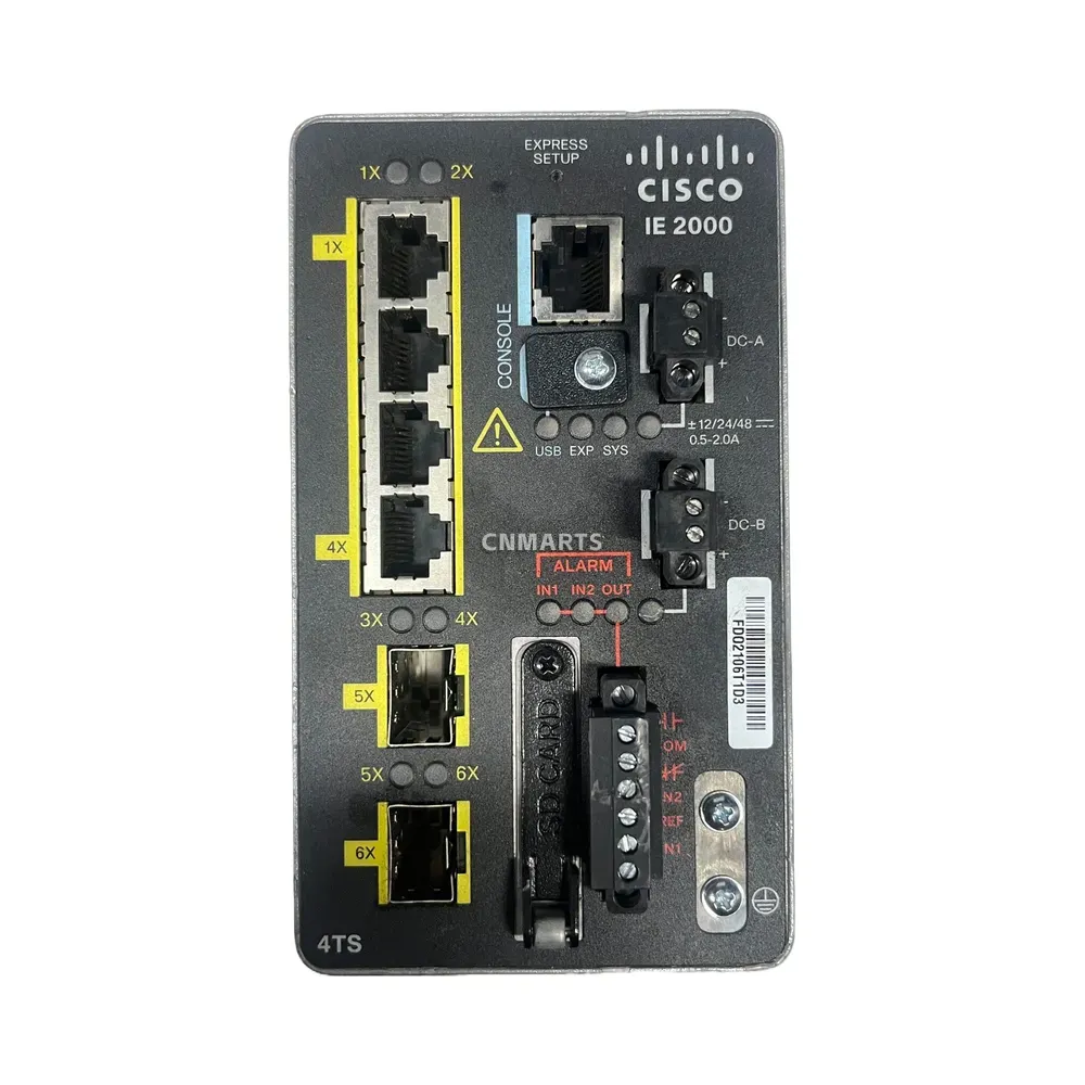 Cisco IE-2000-4TS-B Industrial Ethernet Switch-img1 Cisco IE-2000-4TS-B Industrial Ethernet Switch