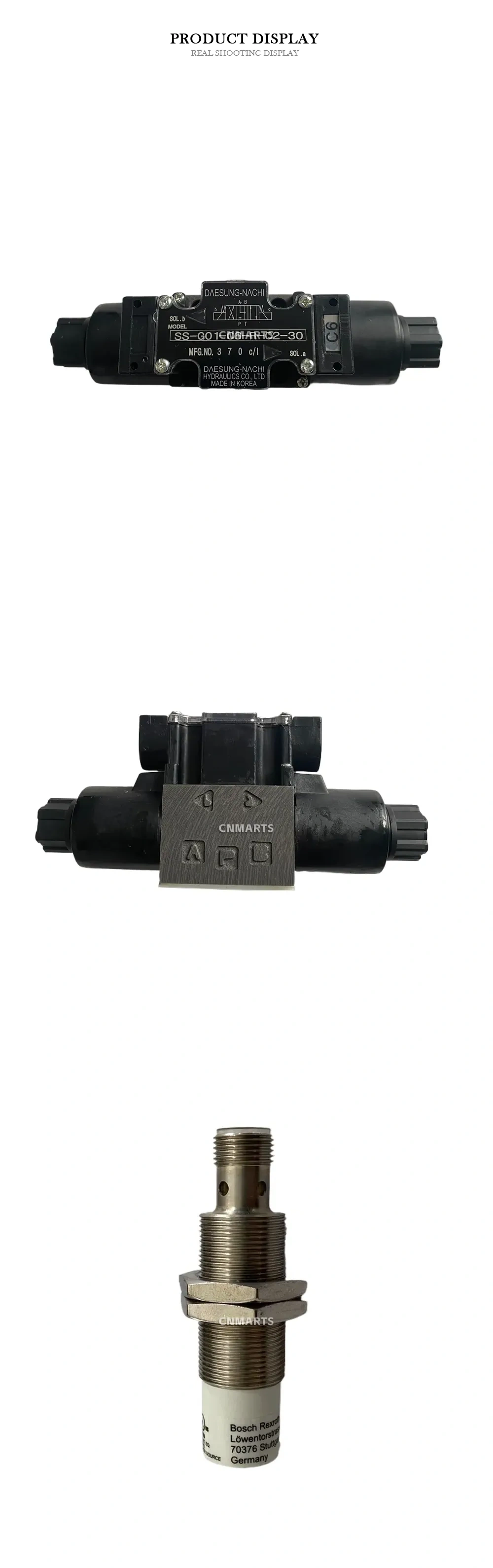 DAESUNG-NACHI SS-G01-C6-R-C2-30 Solenoid Operated Directional Control Valve Description