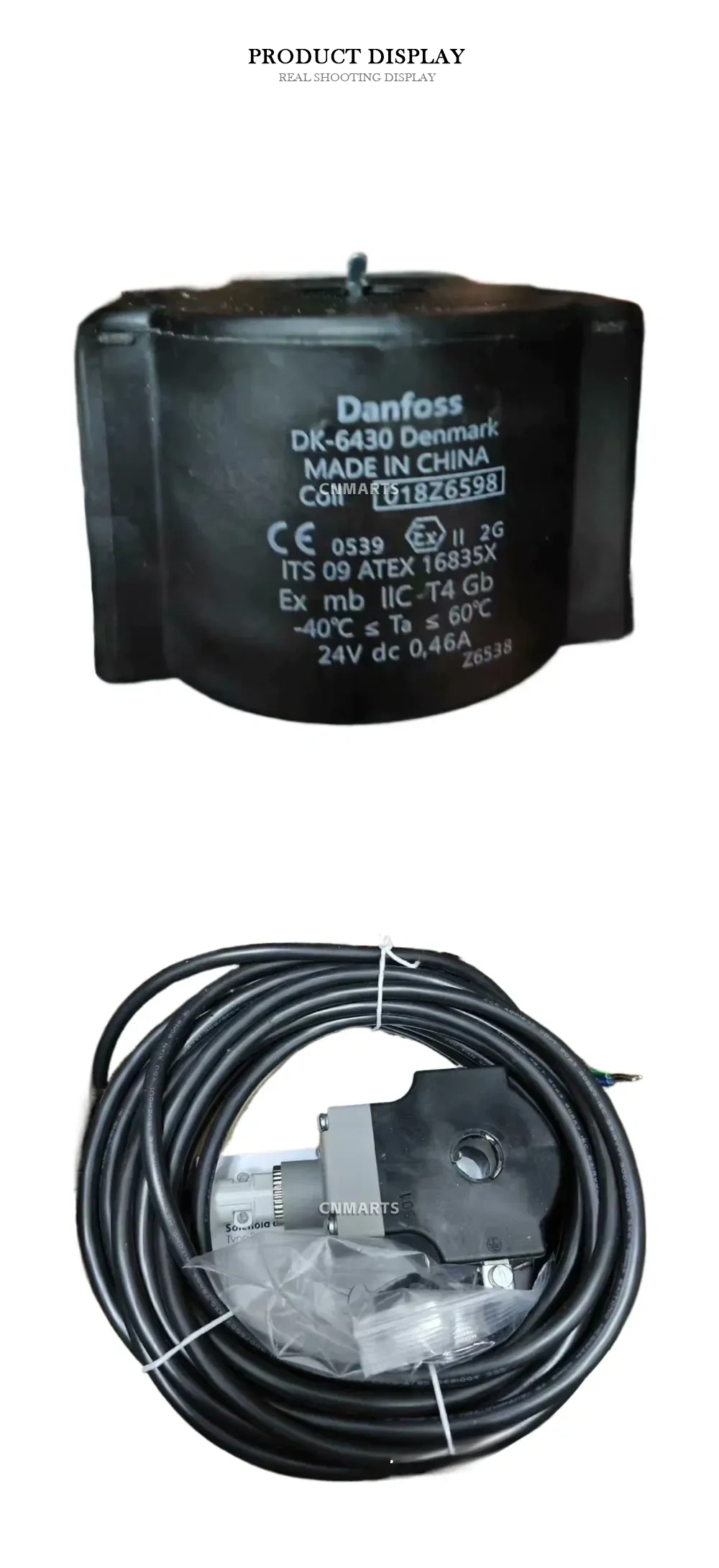 Danfoss 018Z6598 Solenoid coil Description