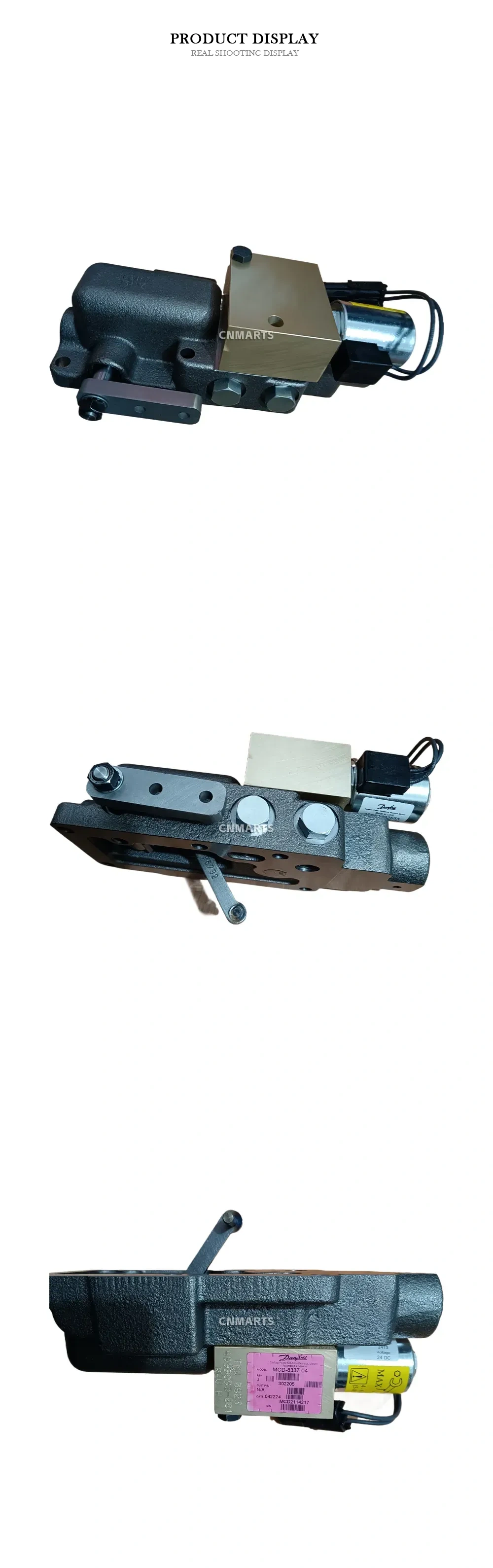 Danfoss MCD-8337-04 Hydraulic Solenoid Valve Assembly Description