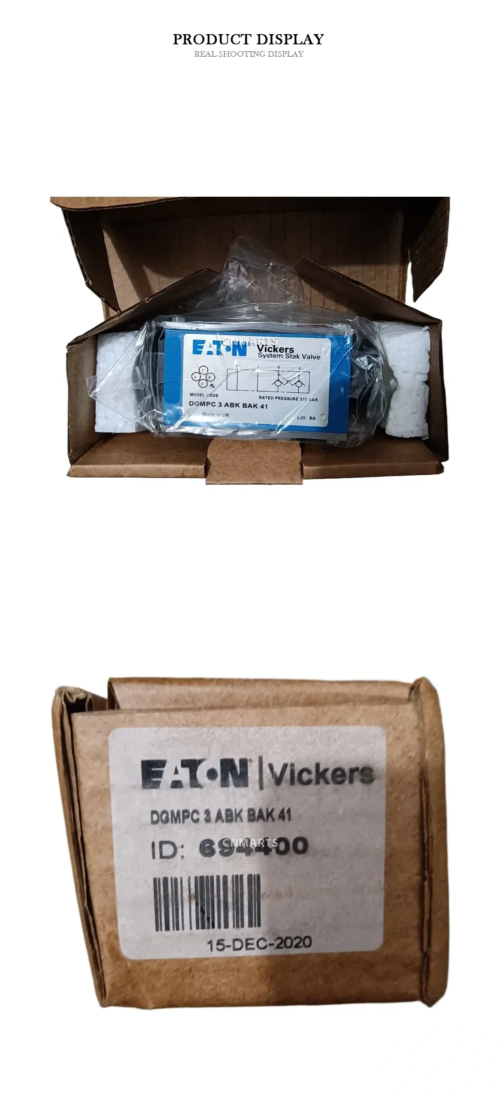 Eaton Vickers DGMPC 3 ABK BAK 41 System Stak Valve Description