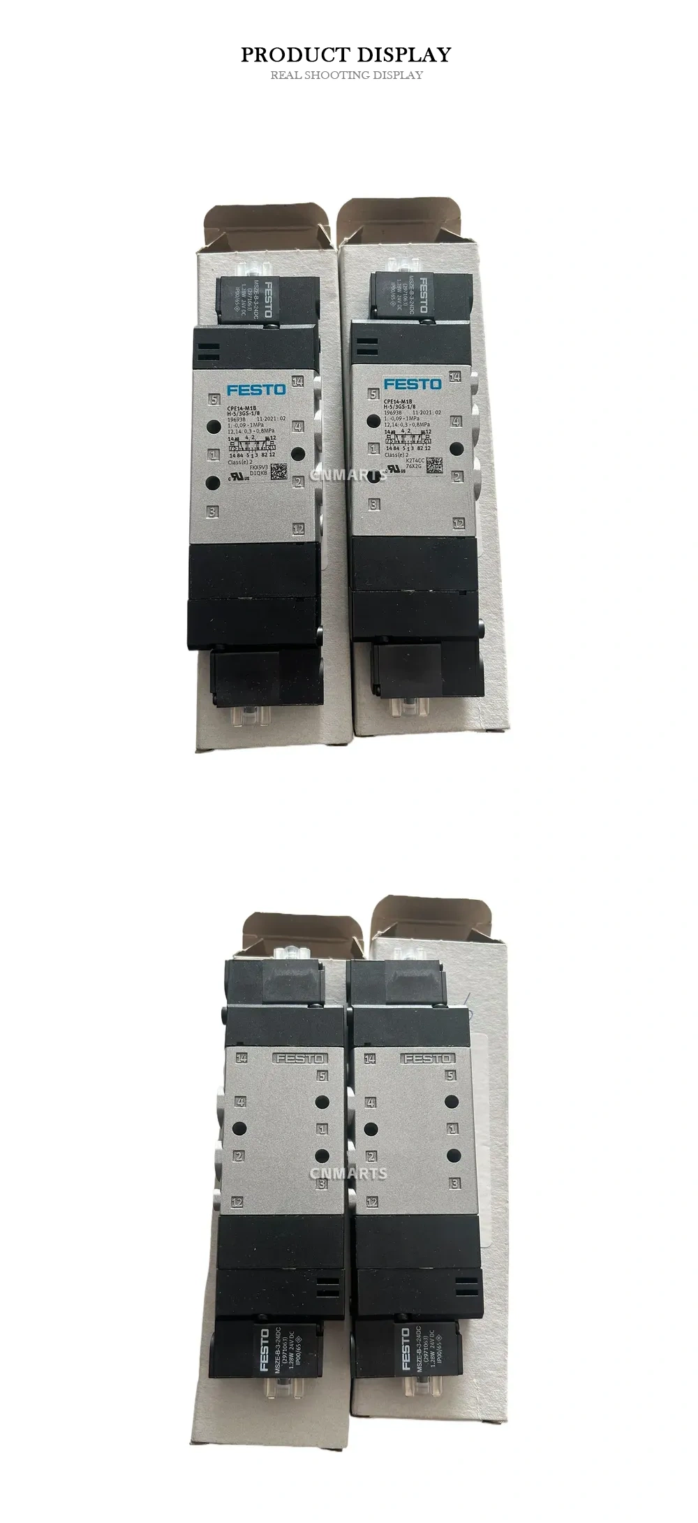 FESTO CPE14-M1B H-5/3GS-1/8 Pneumatic Solenoid Valve Description