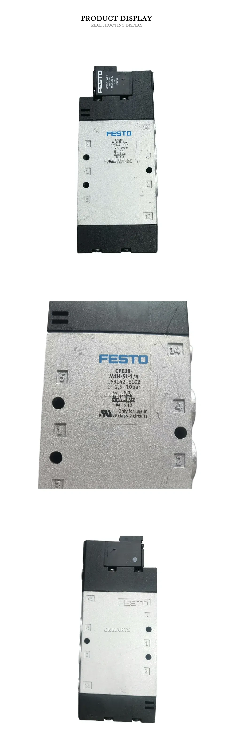 FESTO CPE18-M1H-5L-1/4 Solenoid Valve Description