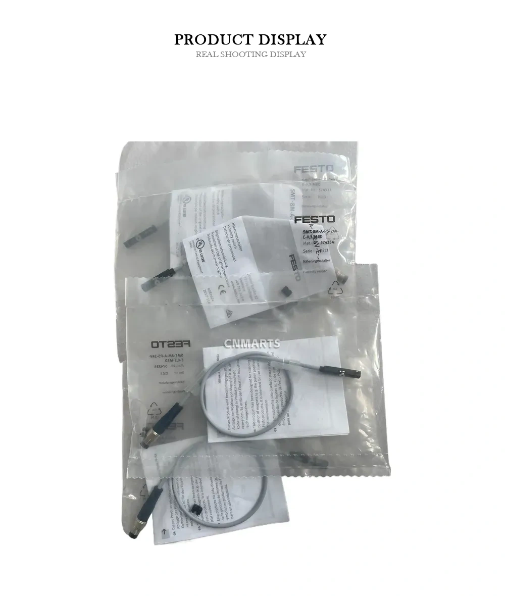 FESTO SMT-8M-A-PS-24V-E-0,8-M8D Proximity Sensor Description
