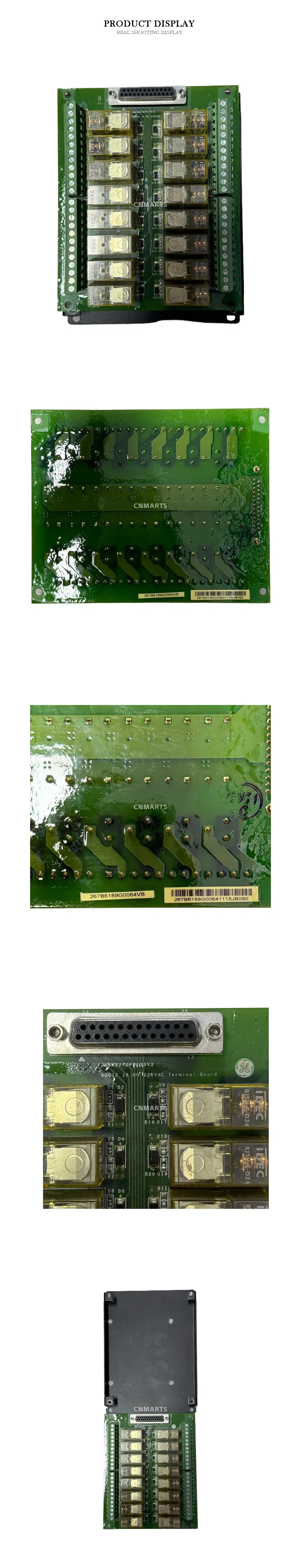 GE 267B6189G0064VB Relay Output Terminal Board Description