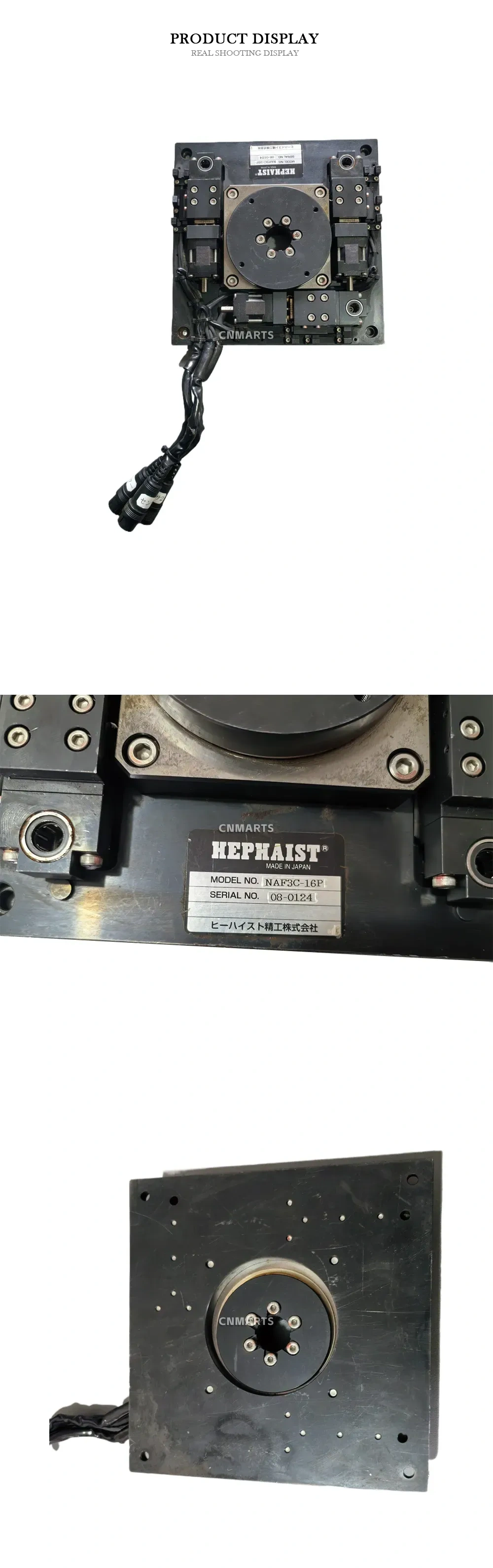 HEPHAIST NAF3C-16P Precision Rotation Stage Description