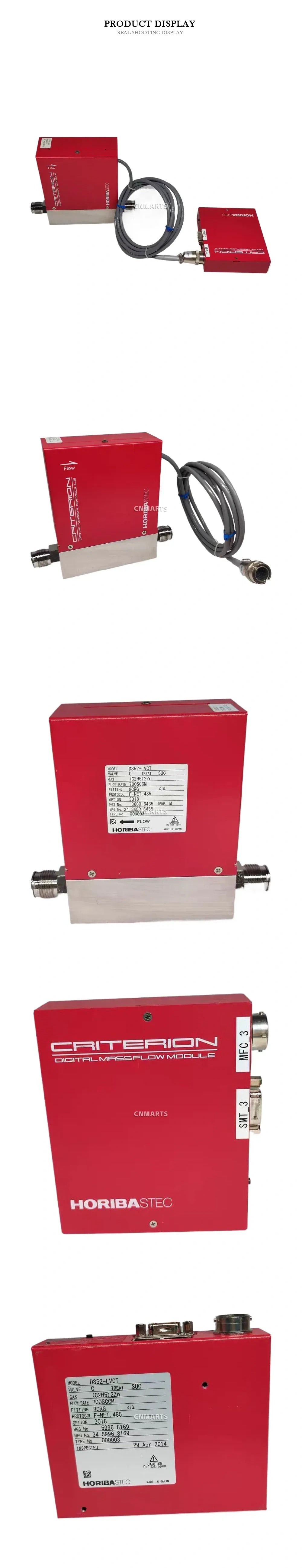 HORIBA STEC D852-LVCT Digital Mass Flow Module Description