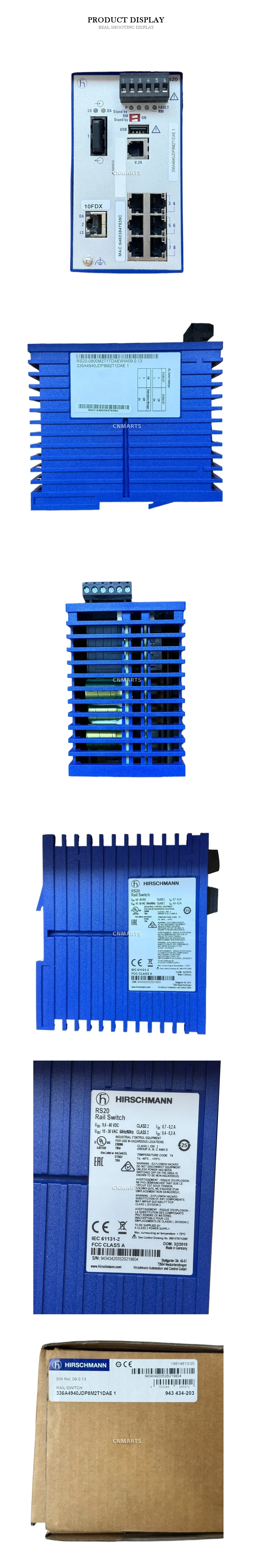 Hirschmann RS20-0800M2T1TDAEWW Industrial Rail Switch Description