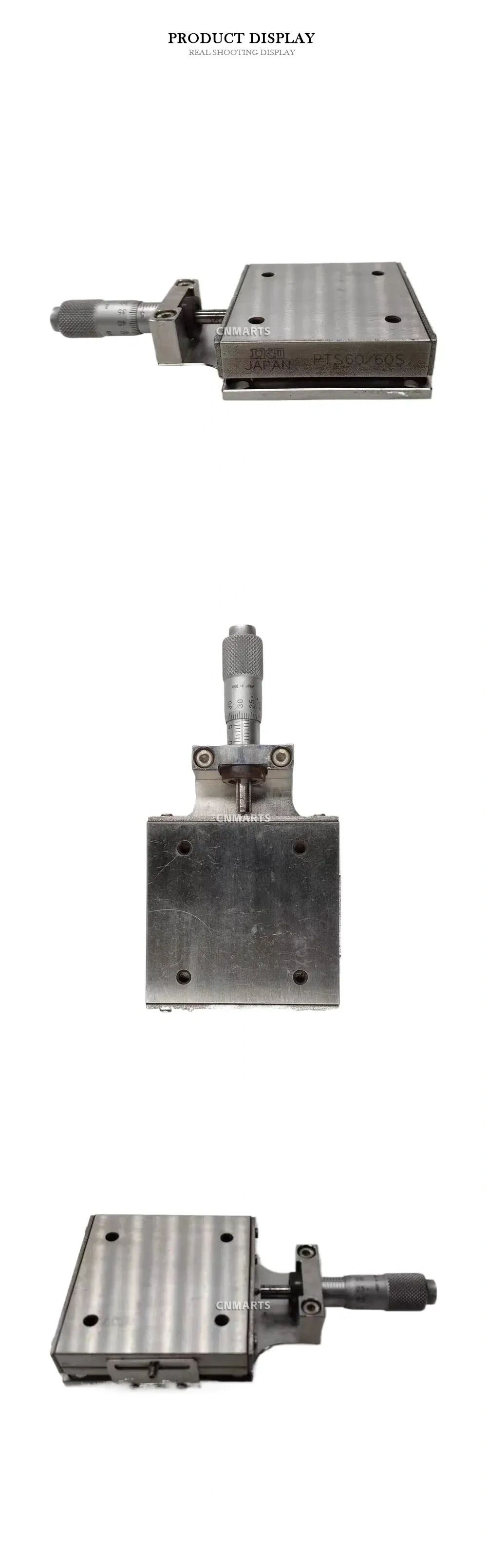 IKO PTS60X60S Micrometer Positioning Stage Description