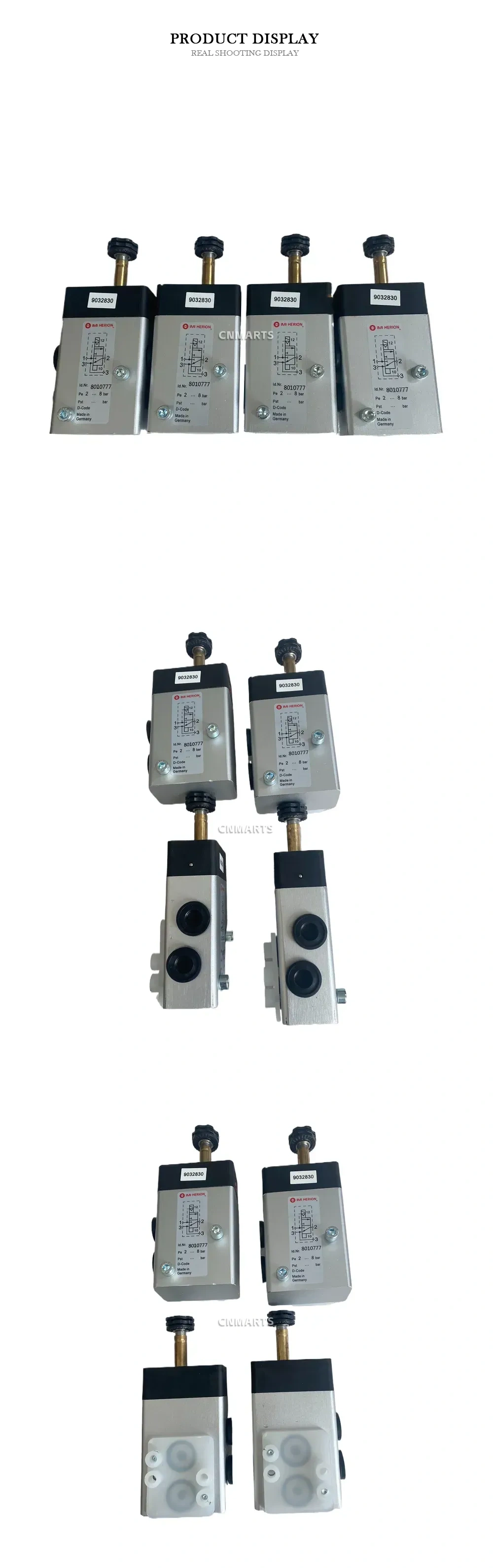 IMI HERION 8010777 Pneumatic Control Valve Description