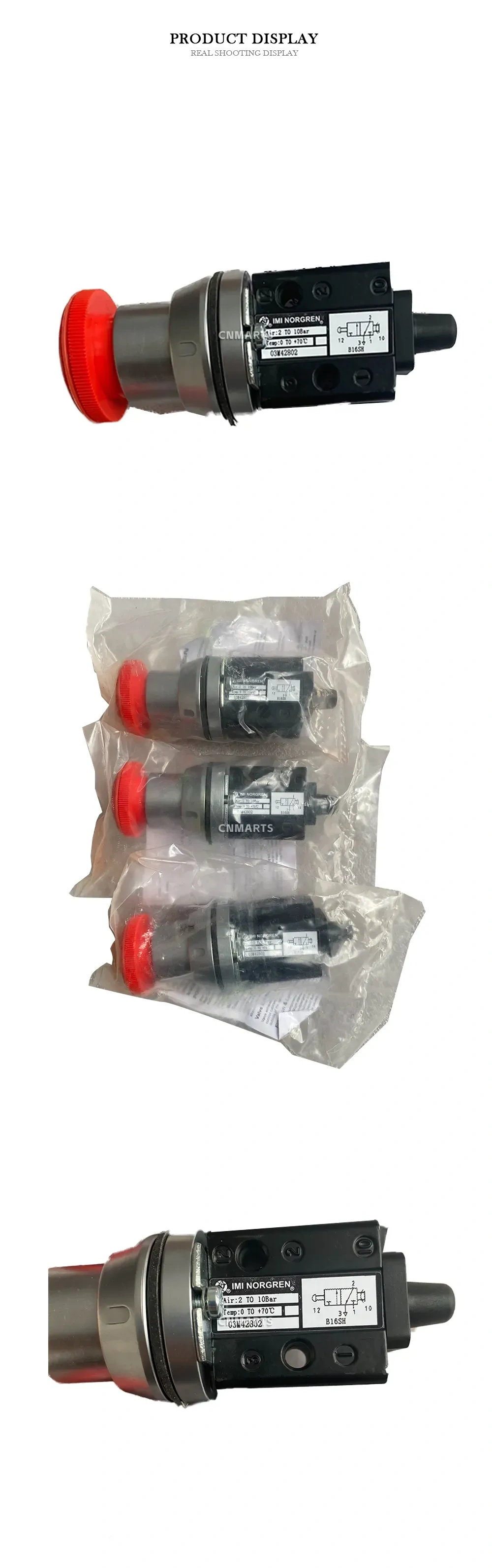 IMI NORGREN 03M42802 Pneumatic Emergency Stop Valve Description
