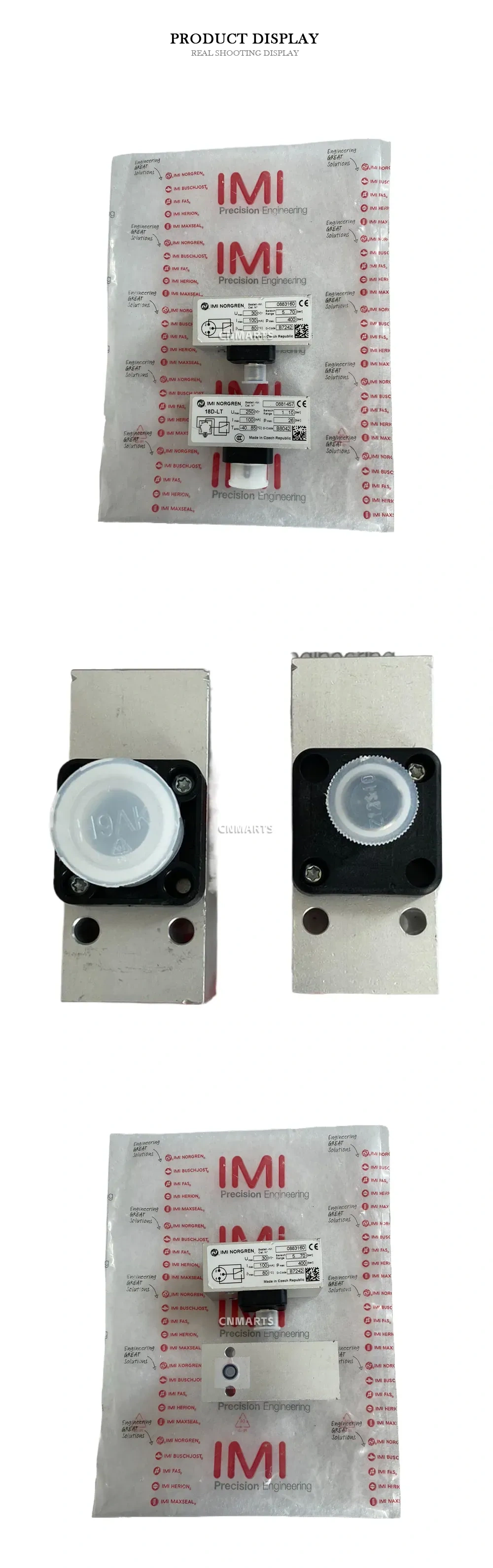 IMI Norgren 18D-LT / 0883160 Solenoid Valve / Pneumatic Control Component Description