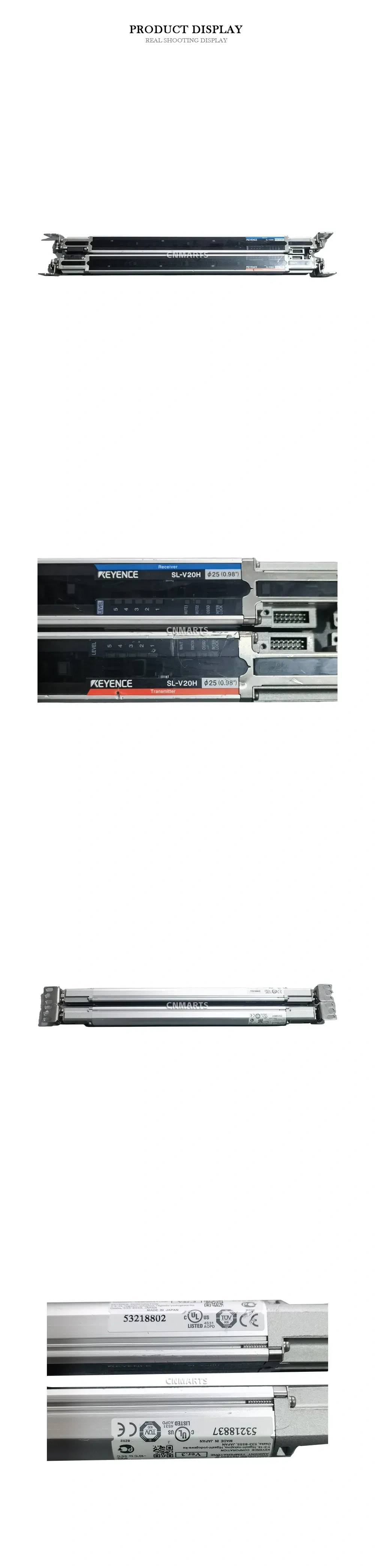 KEYENCE SL-V20H Safety Light Curtain Description