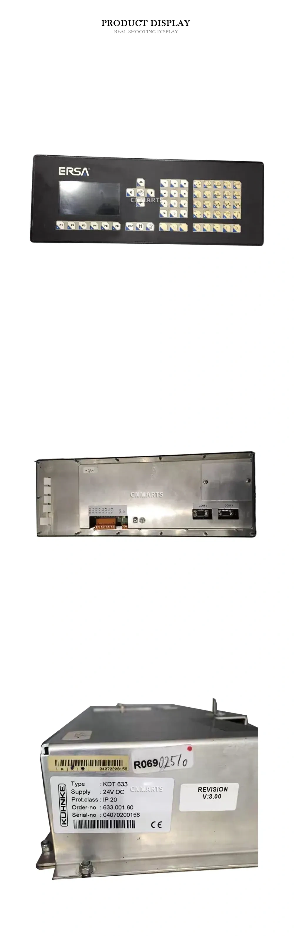 KÜHNKE KDT 633 Operator Panel / HMI Description
