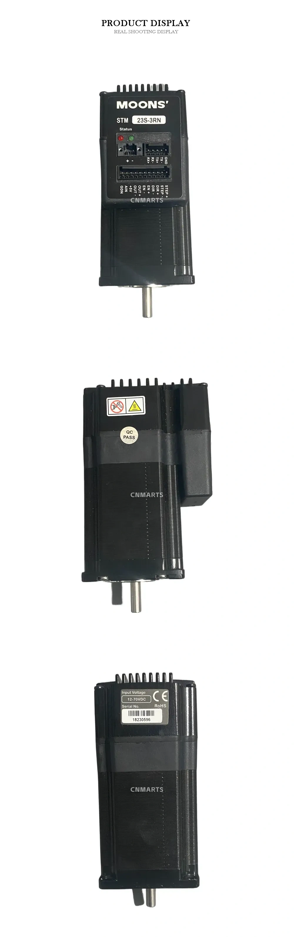 MOONS' STM23S-3RN Integrated Step Motor Description