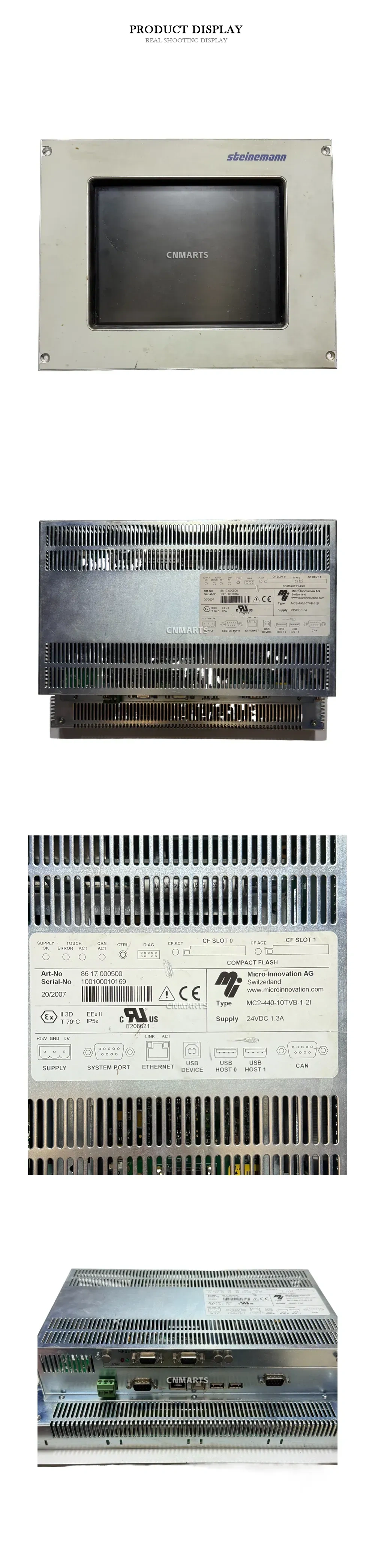 Micro Innovation MC2-440-10TVB-1-2I Industrial Control Panel Description