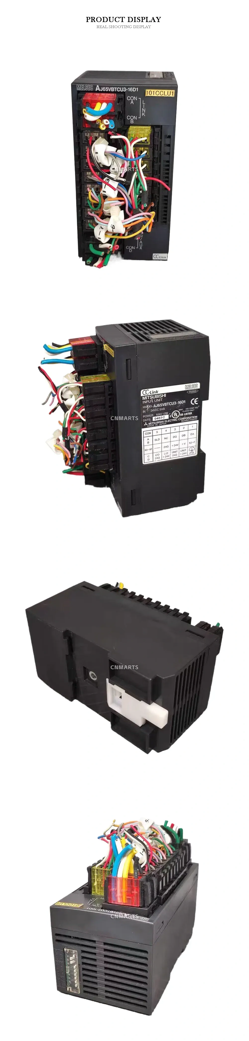 Mitsubishi Electric AJ65VBTcu3-16D1 CC-Link Input Unit Description