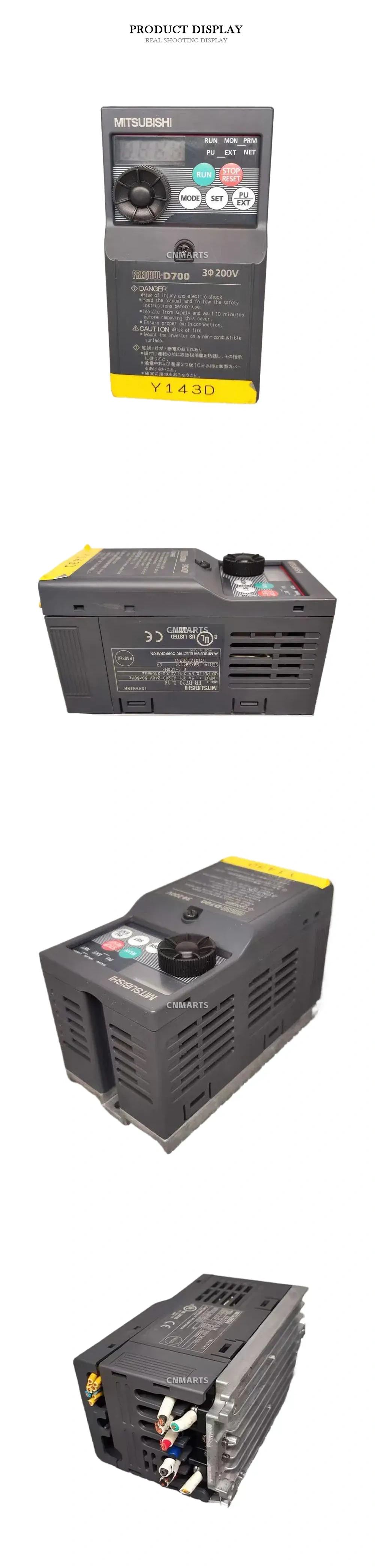 Mitsubishi FR-D720-0.1K Inverter Description