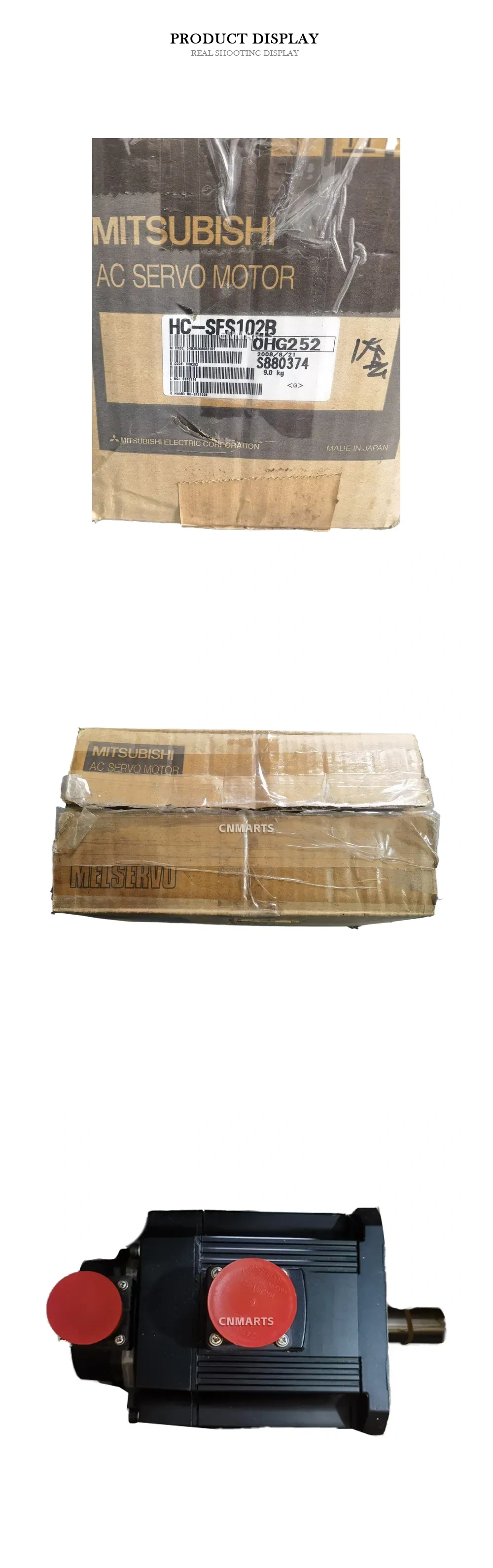 Mitsubishi HC-SFS102B AC Servo Motor Description