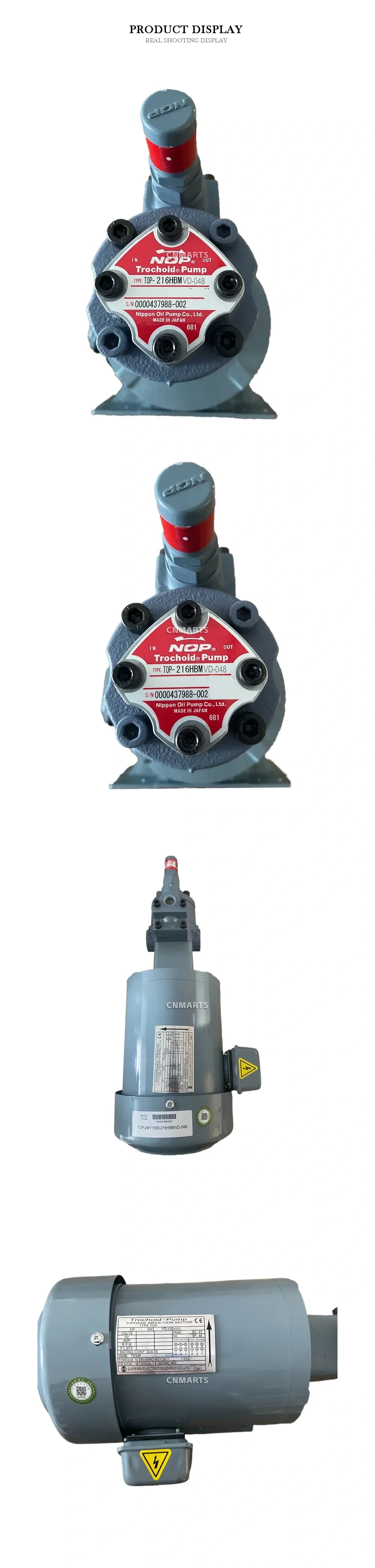 NOP TOP-216HBMVD-048 Trochoid Pump Description