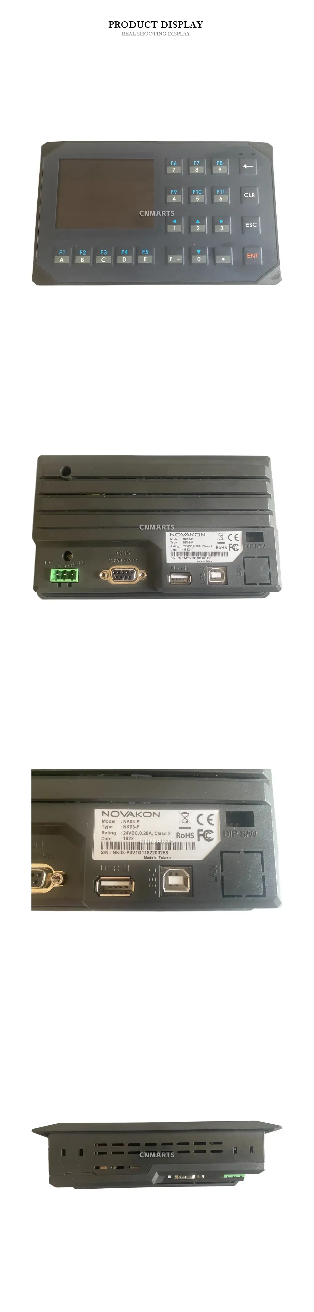 NOVAKON NK03-P HMI Panel / Industrial Control Panel Description